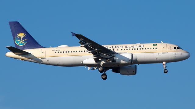 HZ-ASA:Airbus A320-200:Saudia